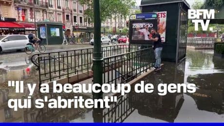 Des violents orages de grêle sont tombés sur l'Île-de-France