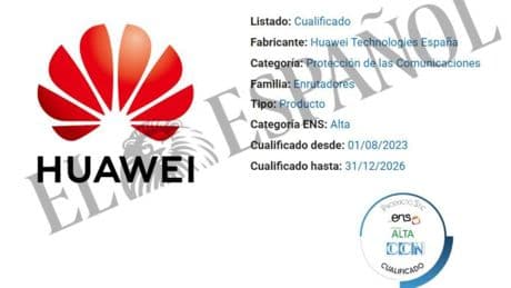 El CNI avala decenas de productos de Huawei que según EEUU suponen una amenaza para la seguridad nacional