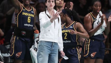 Caitlin Clark misses another game at Barclays due to groin injury