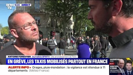 En grève, les taxis mobilisés partout en France - 19/05