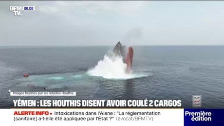 Les rebelles Houthis, alliés de l’Iran, disent avoir coulé un cargo au large du Yémen