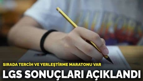 LGS sonuçları açıklandı