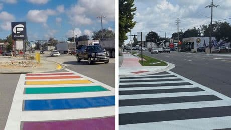 Florida übermalt Gedenk-Zebrastreifen für Anschlagsopfer