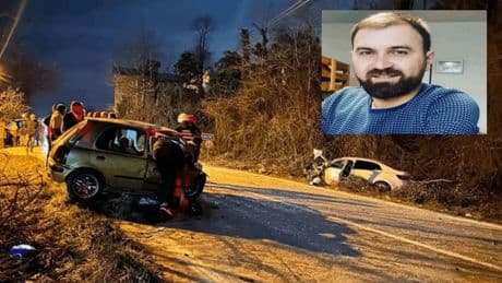 İki araç kafa kafaya çarpıştı: Feci kaza can aldı