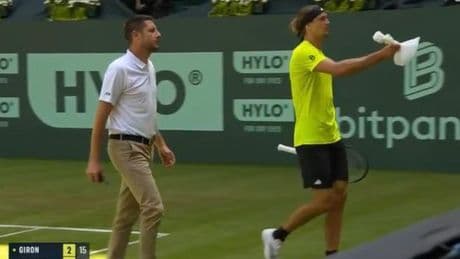 Part of tennis stadium collapses during Alexander Zverev match leaving fan injured