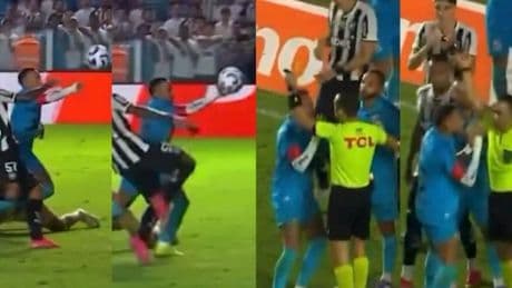 Neymar, la &quot;Mano de Dios&quot; non funziona: gol ed espulsione con il Santos