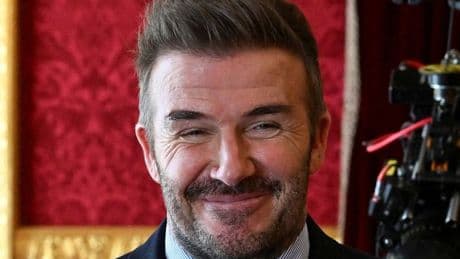 David Beckham is all smiles at King Charles' event before impending knightood