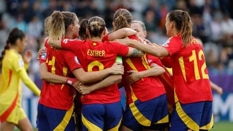 La selección española se da otro festín ante Bélgica y logra el pase a los cuartos de final de la Eurocopa femenina