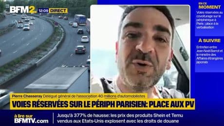 Voies réservées sur le périphérique: 40 millions d'automobilistes dénonce une mesure "lamentable"
