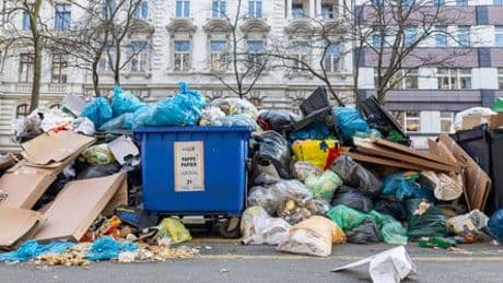 Deutschland produziert weniger Müll: Niedrigster Stand seit 2010