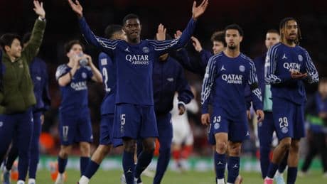 Arsenal-PSG : revivez l’exploit des Parisiens à l’Emirates Stadium