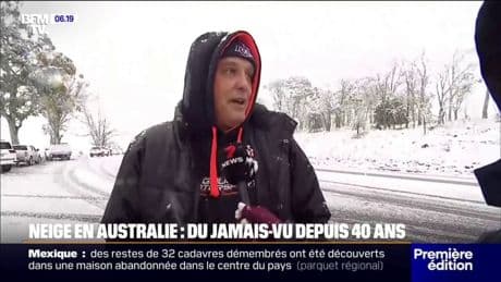L'est de l'Australie touché par les plus importantes chutes de neige dans la région depuis des décennies