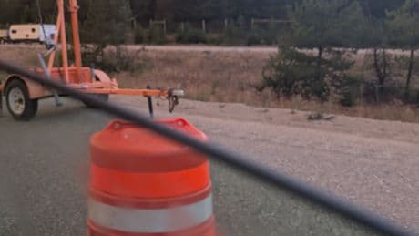 Video captures terrifying drive on Coquihalla Highway as wildfire rages