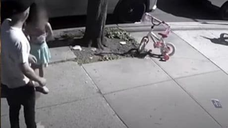 Suspect randomly punched a 9-year-old girl in the face then bit off a cop’s finger who tried to intervene