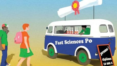 Le succès controversé des écoles privées de science politique, « avec des stratégies qui vont de la confusion organisée à la publicité mensongère »