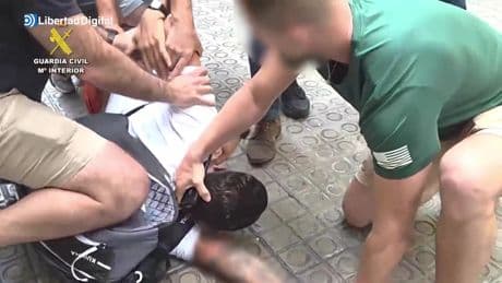 Espectacular detención en Barcelona de un mafioso cuando salía del dentista