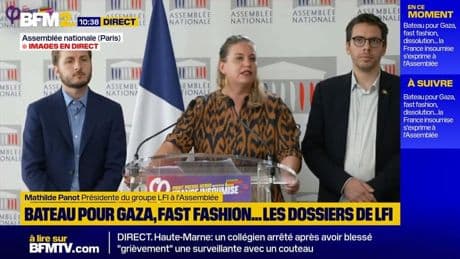 Bateau pour Gaza: Mathilde Panot dénonce le manque d'agissements de la part du gouvernement français