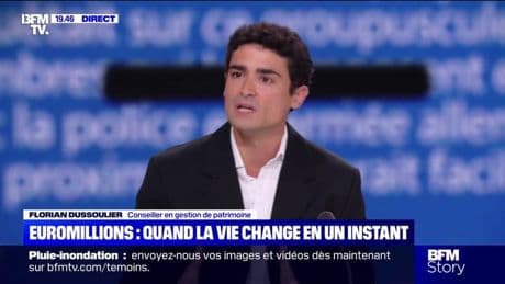Gagnant euromilions: "Surtout ce qu'il ne doit pas faire, c'est rembourser son prêt", explique Florian Dussoulier, conseiller en gestion de patrimoine