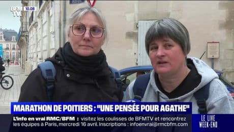 "On a une grosse pensée pour les parents": la disparition d'Agathe dans tous les esprits au marathon de Poitiers