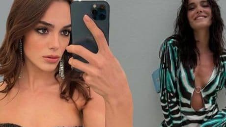 Hafsanur Sancaktutan sezonu açtı! Bikinili paylaşım geldi fit vücudu dikkat çekti