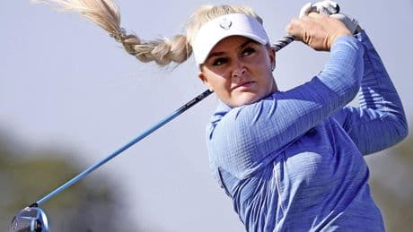Topgolfster Charley Hull  kloppend hart Europa in Solheim Cup: ’Niemand houdt me tegen’