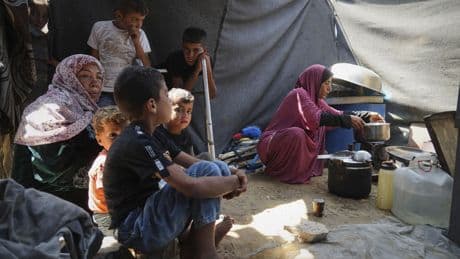 Gaza marks the start of Eid with outdoor prayers in the rubble and food growing ever scarcer