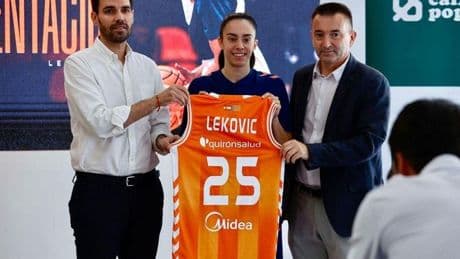Marija Lekovic: "Estoy deseando jugar en el Roig Arena delante de nuestra afición"