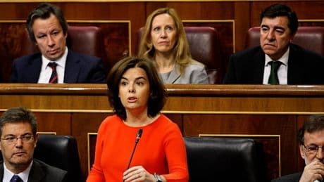 Comparecencia de Sáenz de Santamaría en el Congreso