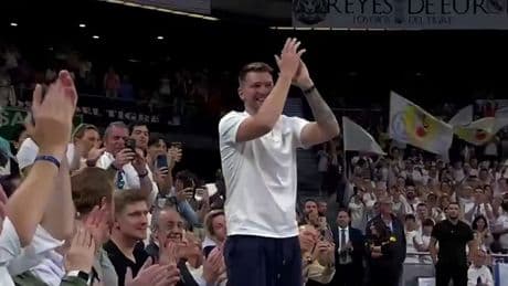 Doncic, espectador de lujo en el Movistar Arena