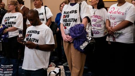 Republicans’ Planned Medicaid Cuts Draw Protests at House Hearing