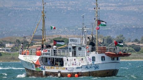 Des militants propalestiniens du bateau Handala entament une grève de la faim