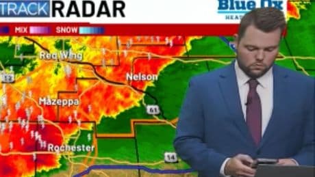 Meteorologist hits back at criticism for texting his wife about storm during live broadcast