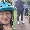 Dog walker accused of pushing speeding cyclist in canal gives HIS side of the story - but who do you think was in the right?