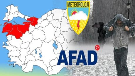 Sakarya, Kocaeli, Çanakkale, Bursa, Balıkesir dikkat! Birazdan çok kuvvetli vuracak: AFAD ve Meteoroloji'den son dakika uyarısı