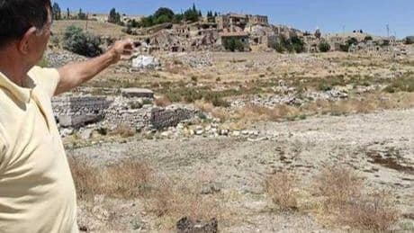 Kayseri’de şoke eden görüntüler! Sular çekildi, geçmiş ortaya çıktı