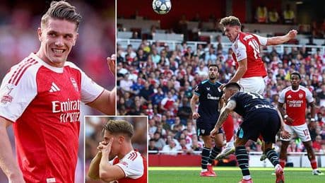 Arsenal fans claim Viktor Gyokeres 'has arrived' after new £64m signing netted his first pre-season goal - as Swedish forward receives standing ovation at the Emirates