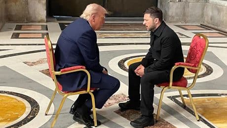 +++ Ukraine-Krieg +++: Trump droht Russland nach Selenskyj-Treffen mit Sanktionen