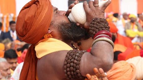 Blowing through conch shell could help treat dangerous sleep condition