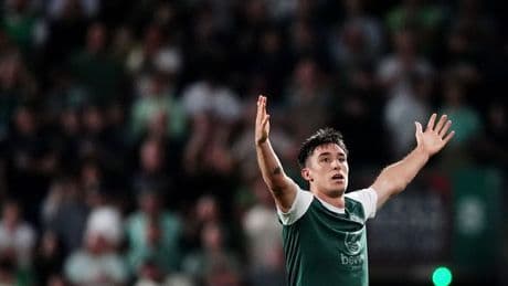Kieron Bowie jokes Hibs wonderstrike almost came with concussion as he reveals half time premonition