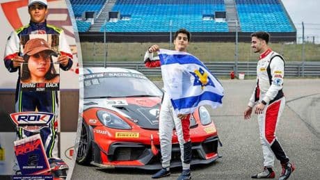 Coureur Guy Albag (16) bleef racen terwijl zijn zus was gegijzeld door Hamas: ’Elke ronde was voor haar’