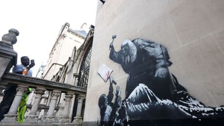 Banksy'nin son eseri birilerini rahatsız etti: Silinecek!