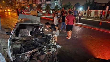 Mersin'de trafik kazasında 1 kişi öldü, 8 kişi yaralandı