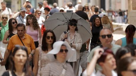 Canícula al final de la primavera: entre 5 y 10 grados más de lo normal