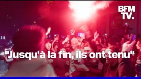 Ligue des Champions: les supporters exultent après la victoire du club parisien