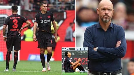 Erik ten Hag suffers nightmare start at Bayer Leverkusen as his side crash to home defeat by Hoffenheim… after Jarell Quansah marked debut goal with a Diogo Jota tribute