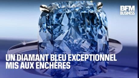 Un diamant bleu exceptionnel mis aux enchères