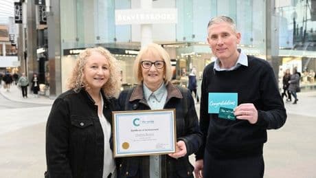 West Lothian volunteer hero recognised by The Centre, Livingston