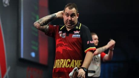 Darts star, 39, had ‘Barney attack’ on stage and smashed trophy into ‘a thousand pieces’ in rage