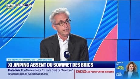 Le monde qui bouge - L'Interview : Xi Jinping absent au sommet des BRICS - 07/07