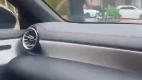 Shocking moment street brawl breaks out and escalates as driver RUNS over cyclist in front of terrified onlookers